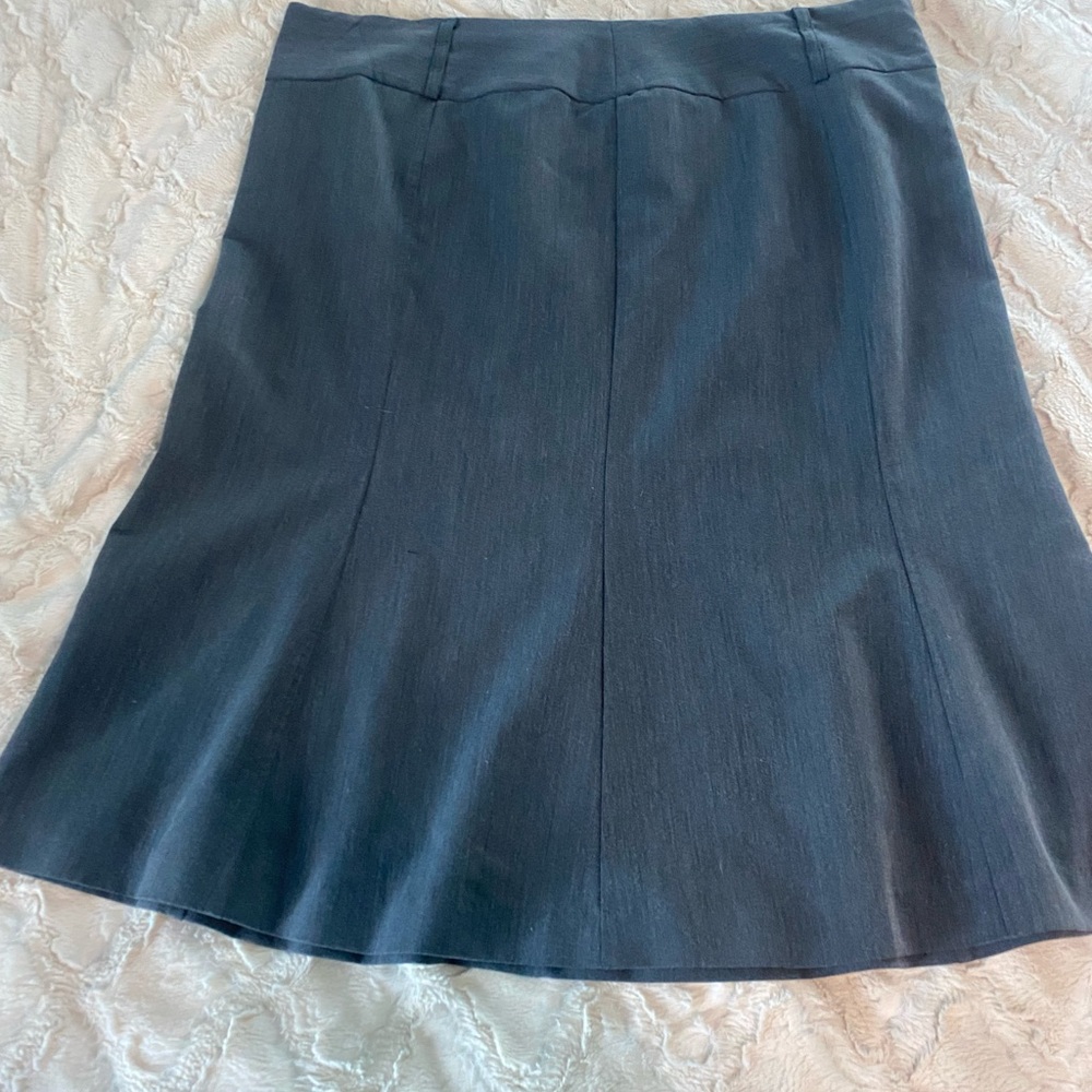 Gray first option skirt size 16